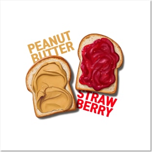 Peanut Butter and Jelly Sandwich Posters and Art